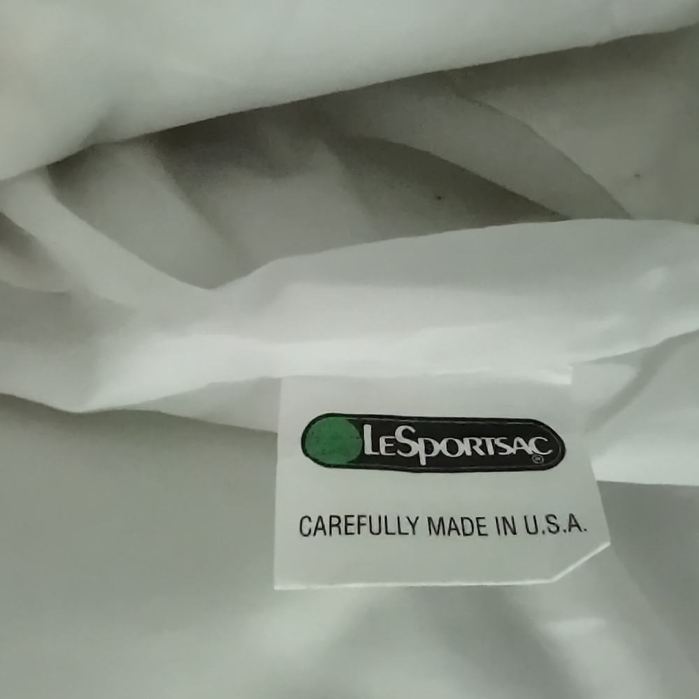 LeSportsac Floral Messenger Bag, Like New - Picture 5 of 6